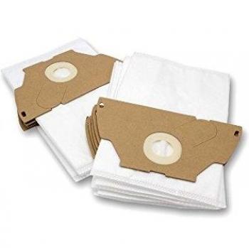 Bolsa de Aspiradora Vhbw 10 Unidades Microfibra Compatible con Tornado TO 1110/1111/1112/1113 y Miostar HN 4400, Tamaño 28cm x 21