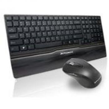 Phoenix Technologies PHKEYCOMFORT - Pack de teclado y ratón, inalámbricos, negro