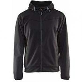 Blaklader Zip-Up Hoodie Dark Grey/Black Work Sweatshirt XL