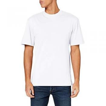 Urban Classics Men's Oversized Tall T-Shirt, 100% Cotton, White