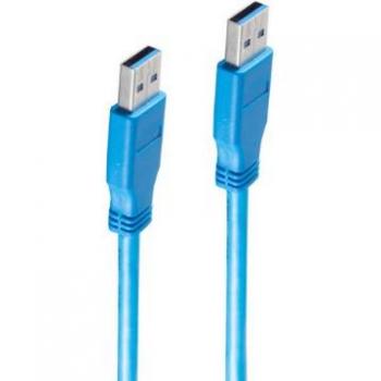 SHIVERPEAKS BASIC-S Cable USB 3.0, conector A - conector A, Un macho a Un macho, azul, 0,5 m