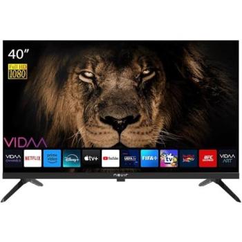 Televisor LED Nevir 40 Smart TV Full HD NVR-8079-40FHD2SB, VIDAA, 60Hz, 2 USB, 3 HDMI