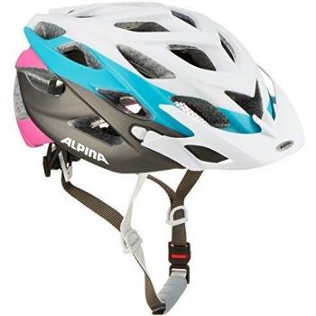 ALPINA D-Alto L.E. - Casco MTB para Mujer - Blanco/Turquesa 2016