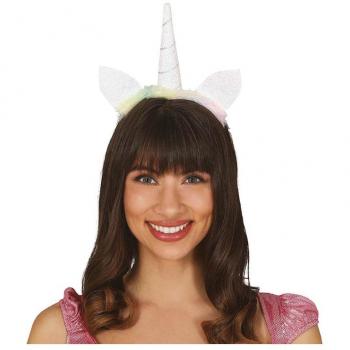Diadema de Unicornio Blanco
