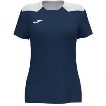 Joma Championship VI Women's Short Sleeve T-Shirt Navy White