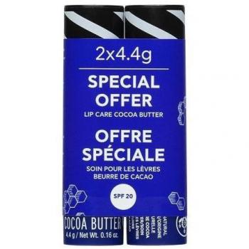Apivita Bálsamo Labial con Manteca de Cacao SPF20 Duplo Pack Promoción 2x4.4g