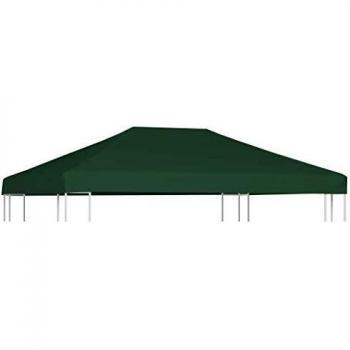 vidaXL Gazebo Top Cover 310 g/m² 4x3 m Green