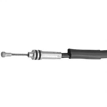 Cable de embrague 4 RIDE LS-235 para motocicleta, compatible con Aprilia MX 125 (03-07), tipo Bowden, color negro