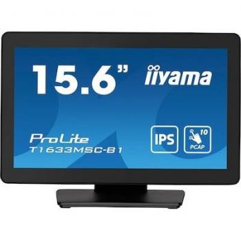 Monitor Táctil iiyama ProLite T1633MSC-B1 15.6 FHD IPS 1920x1080 HDMI/DP/USB