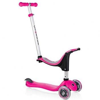 Patinete 4 en 1 Globber Go-Up Sporty Rosa Neón