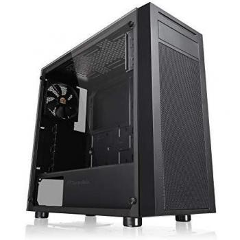 Thermaltake Versa J22 TG - Caja Gaming para PC, Color Negro