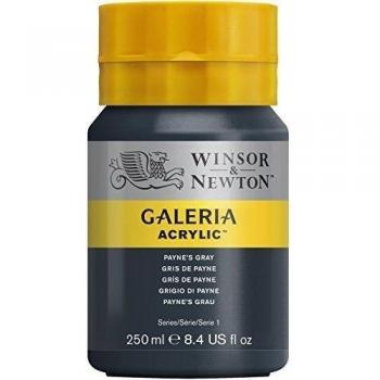 Winsor & Newton Galería - Pintura Acrílica , 250 ml, Gris