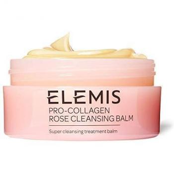 Elemis Pro-Collagen Rose Cleansing Balm, 3-in-1 Deep Cleansing Milk with English Rose Oleo Extract, Facial Cleanser with Essential Oils Suitable for Sensitive Skin, Soothing Skin Cleanser, 105 g
