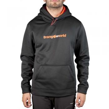Trango Login - Sudadera para hombre, color negro/naranja oscuro, talla L
