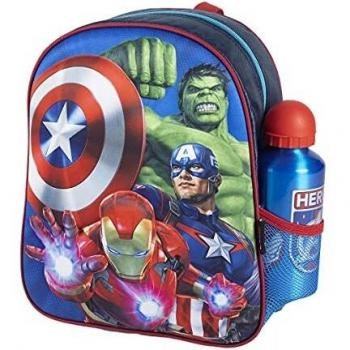 CERDÁ LIFE'S LITTLE MOMENTS Botella de Agua Infantil The Avengers-Licencia Oficial Marvel para Niños, Azul, Mochila Recomendada 3-6 años, en Edad de Preescolar