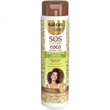 Acondicionador SOS Cachos - Aceite de coco 300ml - Salon Line