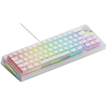 Teclado Mecánico Glorious GMMK 3 65% Personalizado - Switches Fox, ANSI (US), Color Blanco