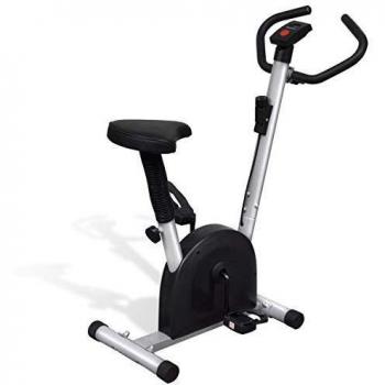 vidaXL Bicicleta Estática Ejercicio con Sillín Bici Máquina de Cardio Gimnasio