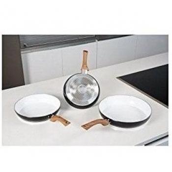 Cecotec C01006 - Set de 3 sartenes de titanio