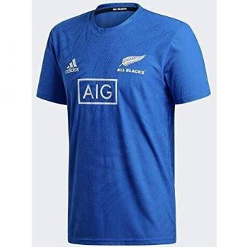 adidas AB RWC Perf tee Hombre, Azul, 2XL