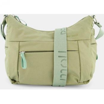 Bandolera Pepe Moll Nylon Mediana con Bolsillos Frontal y Trasero