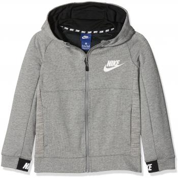 Nike B NSW Hoodie FZ AV15 Sudadera, Niños, Gris