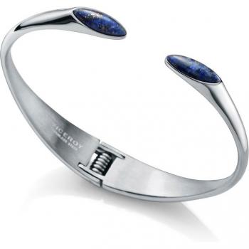 Pulsera Viceroy Chic de acero con piedras sintéticas azules