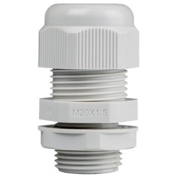 Legrand 096803E Conector Prensaestopa de Poliamida Color Rosca Estandar ISO 16, Apriete Entre 10 y 14mm, Gris