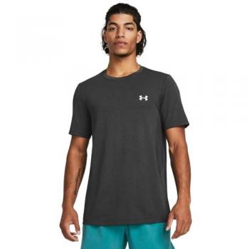 Camiseta de Manga Corta Under Armour Vanish Seamless para Hombre, Color Gris Mod/Negro, Talla M