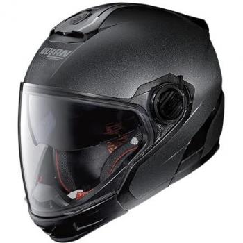 Nolan Casco Jet N40-5 GT 06 Special N-Com Grafito-Negro, Convertible, Color Gris, Talla L