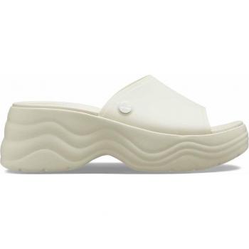 Crocs Women's Skyline Slide Sandals - White, Size UK 7-8 (EU 41-42)