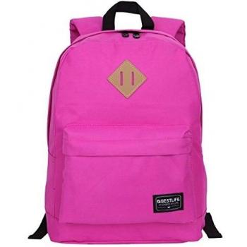 Mochila Escolar BestLife para Laptop y Tablet hasta 15,6 Rosa