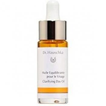 Dr. Hauschka Clarifying Day Oil 18ml/0.6oz - Facial oil, lightweight formula, balances oily and blemished skin, non-comedogenic, contains natural ingredients such as jojoba oil and essential oils, suitable for