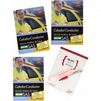 Pack de libros. Celador-Conductor. Servicio Andaluz de Salud