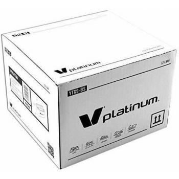 V PLATINUM 8430525048294 Battery Platinum YTX9-BS de BS, Negro