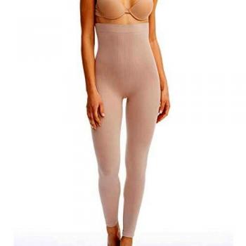 Farmacell 133 (Carne, L/XL) Pantalones Leggings de Talle Alto con Efecto masajeador y Anti-Celulitis