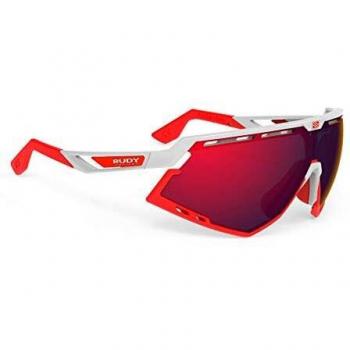 Rudy Project Defender Multilaser Cycling Sunglasses - Red/White