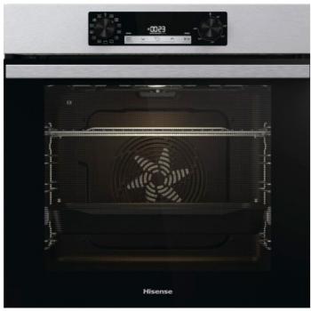 Horno Hisense BI64213EPX con Sistema de Autolimpieza Pirolítica y Eficiencia Energética A+