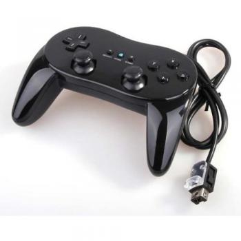 Pro Mando Clásico para Nintendo Wii Remote Negro