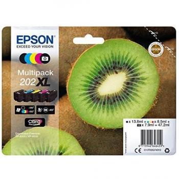 Epson Kiwi Multipack 5colours 202XL Claria Premium Ink C13T02G74020