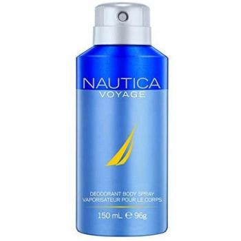 Nautica Voyage Deodorant Body Spray For Men 5 Oz Body Spray, Amber