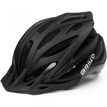 Briko Morgan Casco, Adultos Unisex, Matt Black, Large