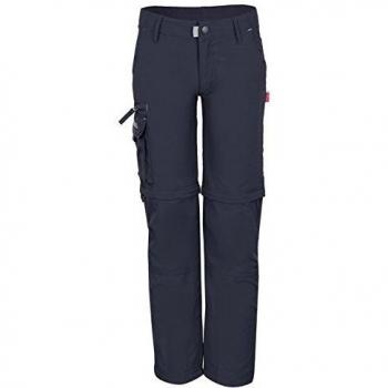 Trollkids Pantalones con Cremallera Quick-Dry Oppland Slim Fit, Color Gris Oscuro Talla 10 años