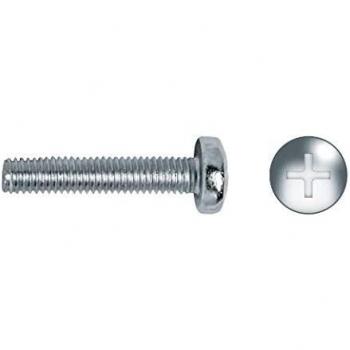Caja de 250 unidades de Tornillo Alomado Philips DIN/REF 7985, medida 6x25mm, acabado zincado - Producto de calidad Celo
