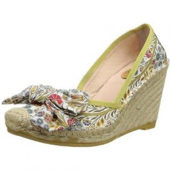 RAS 5962 - Alpargatas de tela para mujer Amarillo Jaune