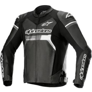 Chaqueta de Moto Alpinestars GP Force Airflow en Piel Bovina Premium Negra