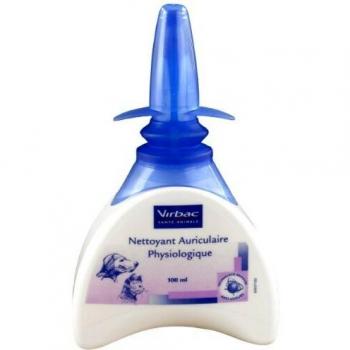 Virbac Physiological Ear Cleaner for Dogs and Cats 100ml