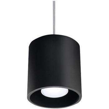 Lámpara de Techo Colgante ORBIS 1, Aluminio Negro, GU10