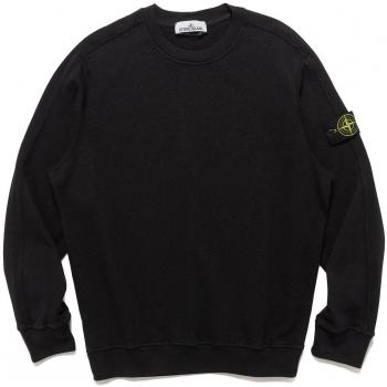 Stone Island Cotton Malfilé Sweatshirt Black XL Men