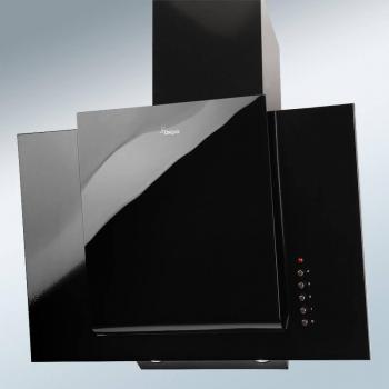Campana de chimenea Akpo WK-4 Grand Eco 60, montada en la pared, color negro